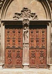 Hauptportal der Saint-Sauveur-Kathedrale, erbaut 1504